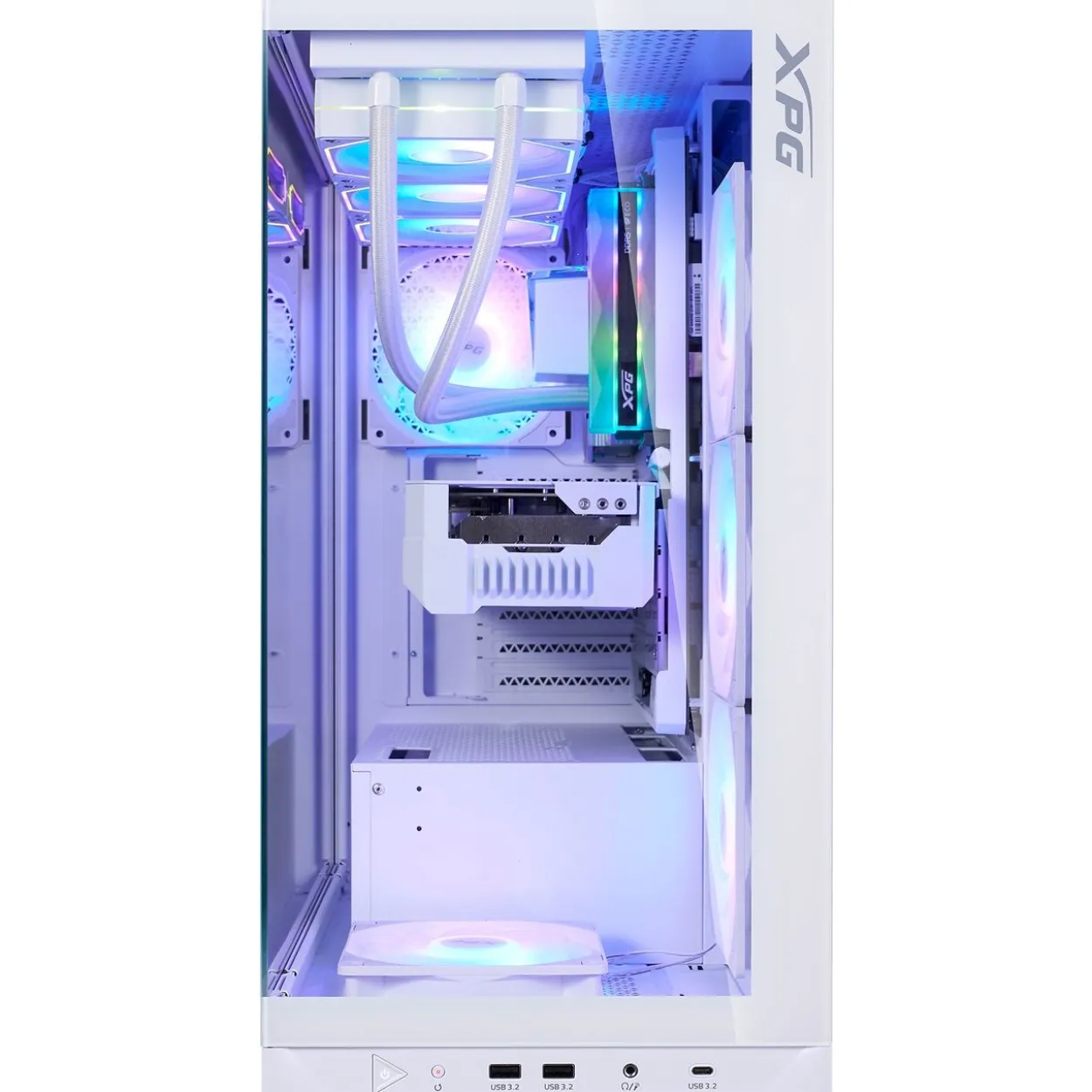ADATA XPG Invader X BTF Midi Tower ohne Netzteil weiss