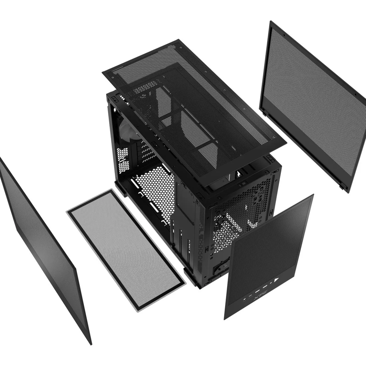ADATA XPG Valor Mesh Nano Mini Tower ohne Netzteil schwarz