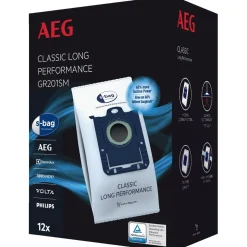 AEG GR201SM Classic Staubsaugerbeutel (12er-Pack)