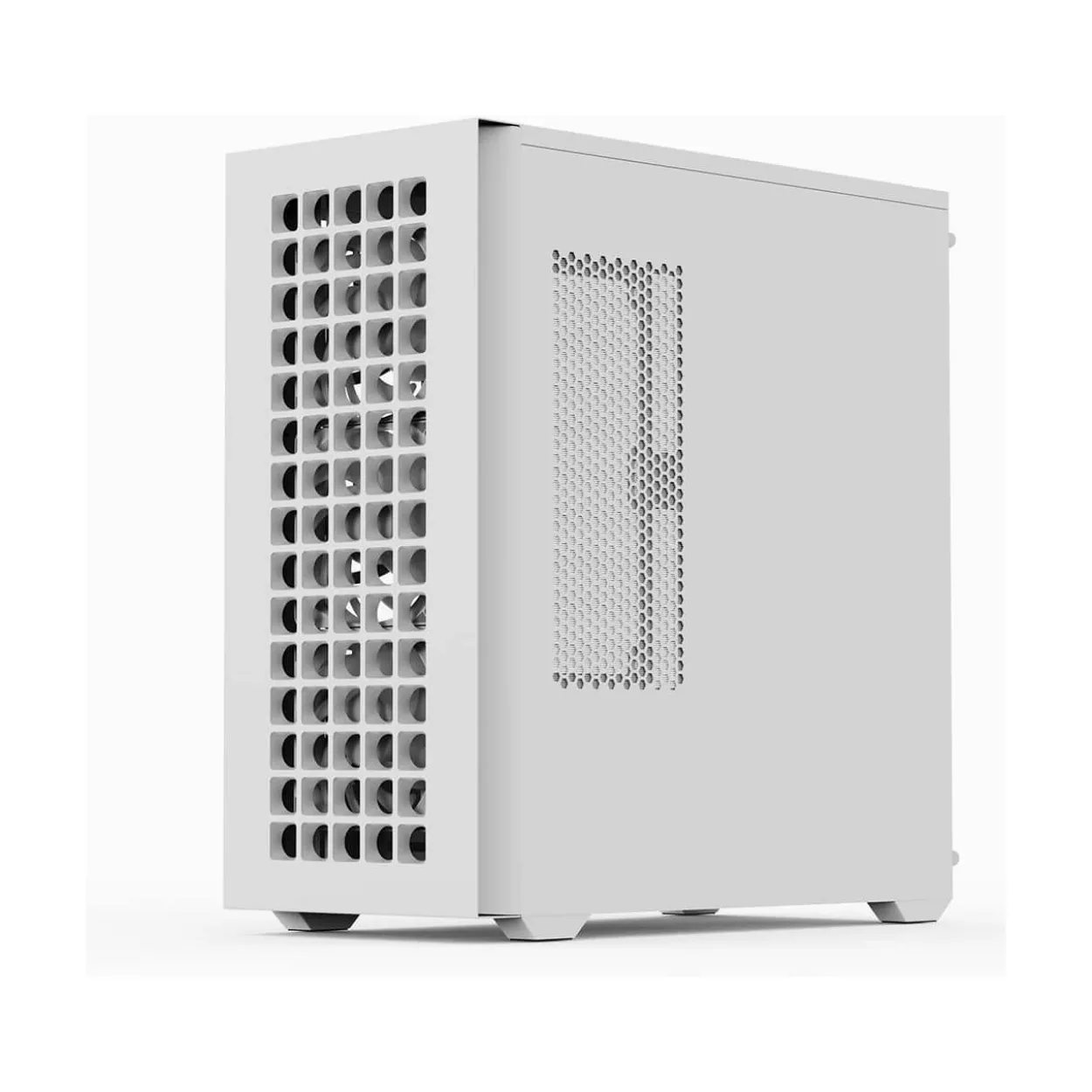 AeroCool D502A Midi Tower ohne Netzteil weiss