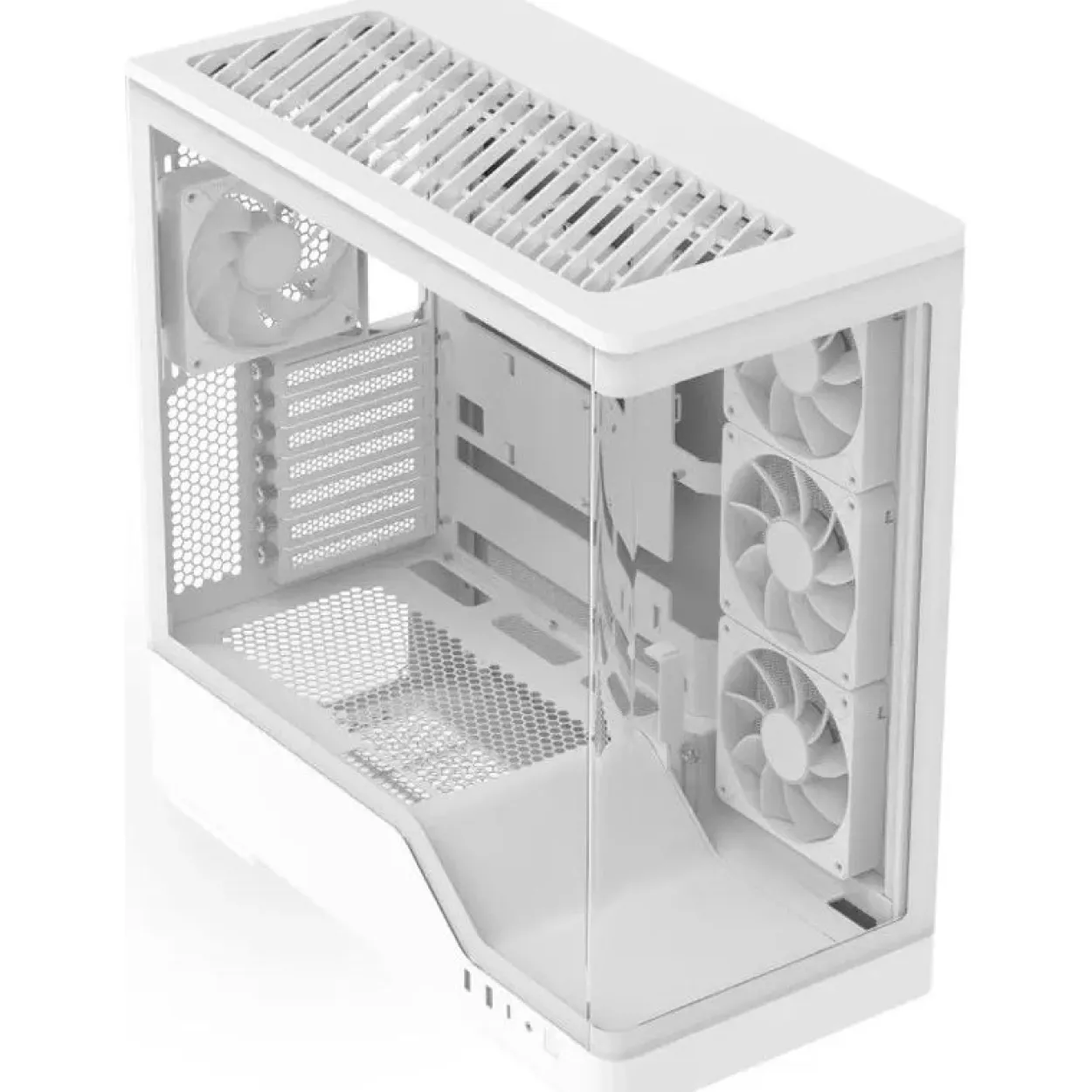 AeroCool P500A Midi Tower ohne Netzteil weiss
