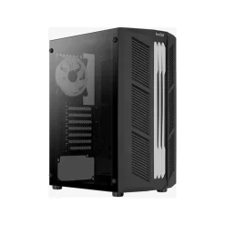AeroCool Prime v2 ARGB mit Sichtfenster Midi Tower ohne Netzteil schwarz