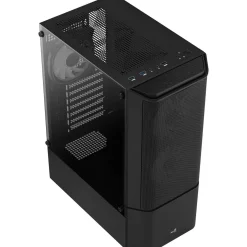 AeroCool Quantum Mesh V3 mit Sichtfenster Midi Tower ohne Netzteil schwarz