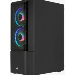 AeroCool Quantum V3 mit Sichtfenster Midi Tower schwarz