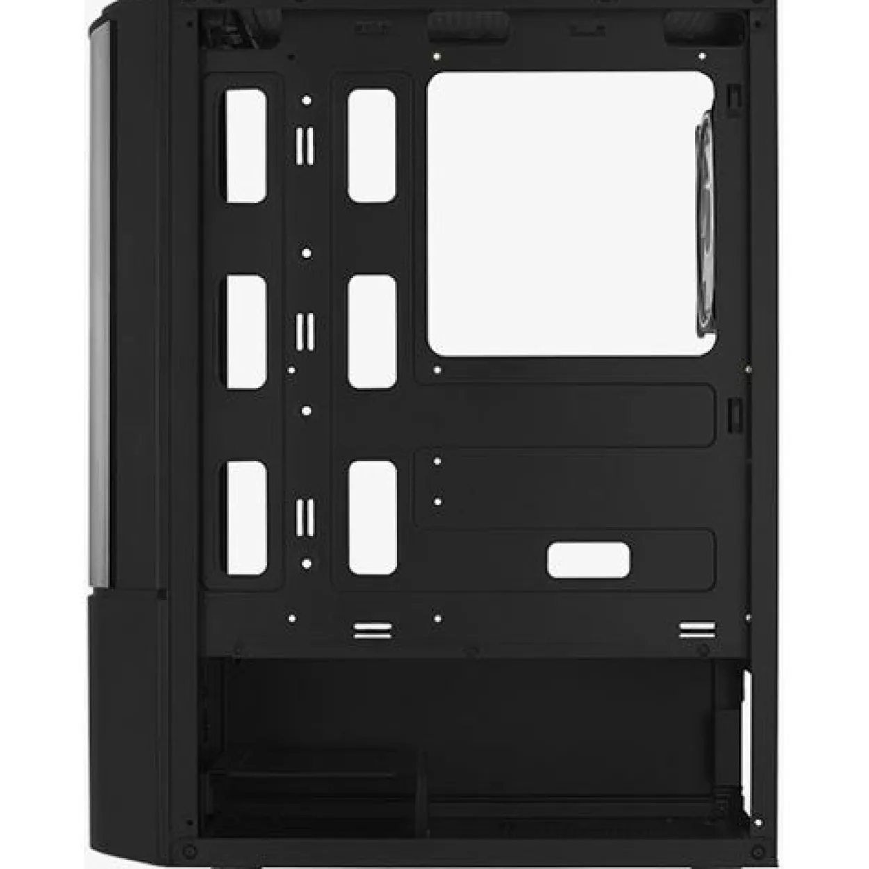 AeroCool Quantum V3 mit Sichtfenster Midi Tower schwarz
