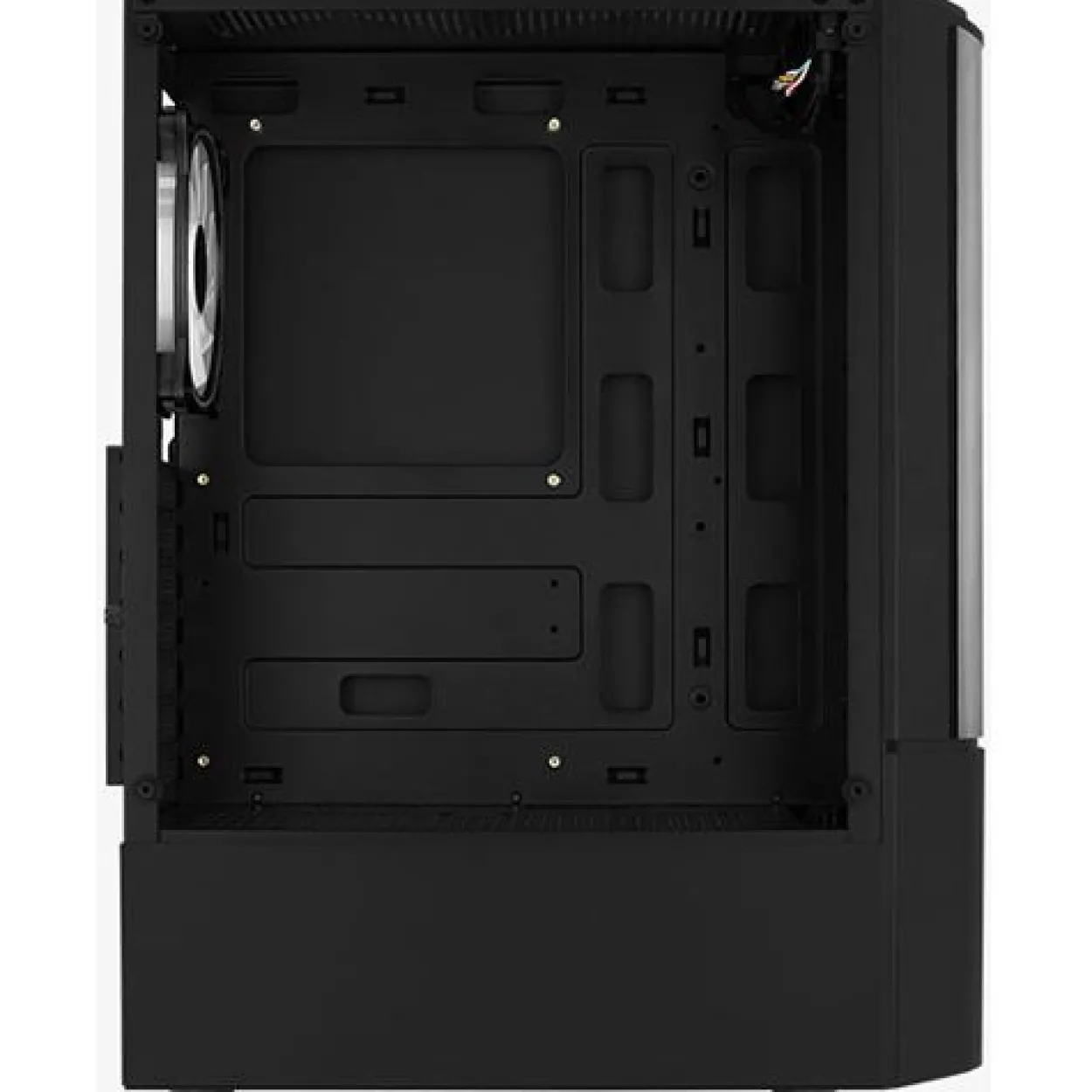 AeroCool Quantum V3 mit Sichtfenster Midi Tower schwarz