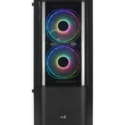 AeroCool Quantum V3 mit Sichtfenster Midi Tower schwarz