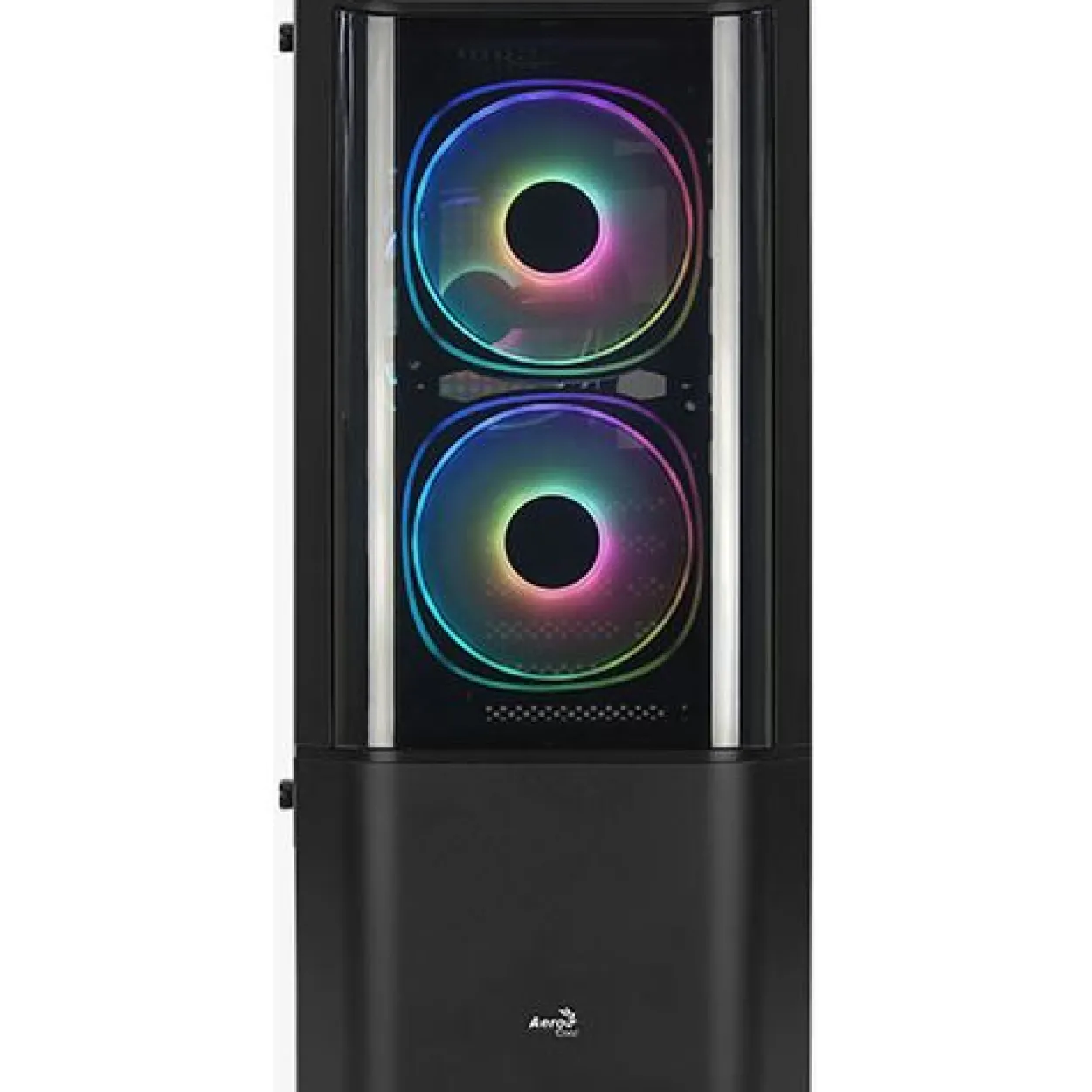 AeroCool Quantum V3 mit Sichtfenster Midi Tower schwarz