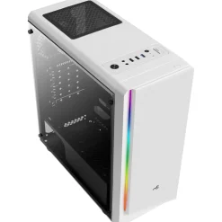 AeroCool Rift mit Sichtfenster Midi Tower ohne Netzteil weiss