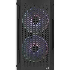 AeroCool Trinity v2 Mini mit Sichtfenster Mini Tower ohne Netzteil schwarz