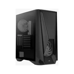 AeroCool Visor mit Sichtfenster Midi Tower ohne Netzteil schwarz