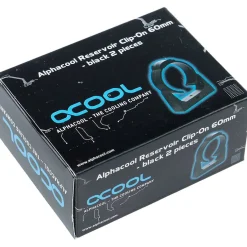 Alphacool AGB Universal Halterung Clip-On 60mm - Schwarz 2 Stück
