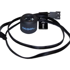 Alphacool Aurora HardTube LED Ring 13mm Digital RGB, tiefschwarz