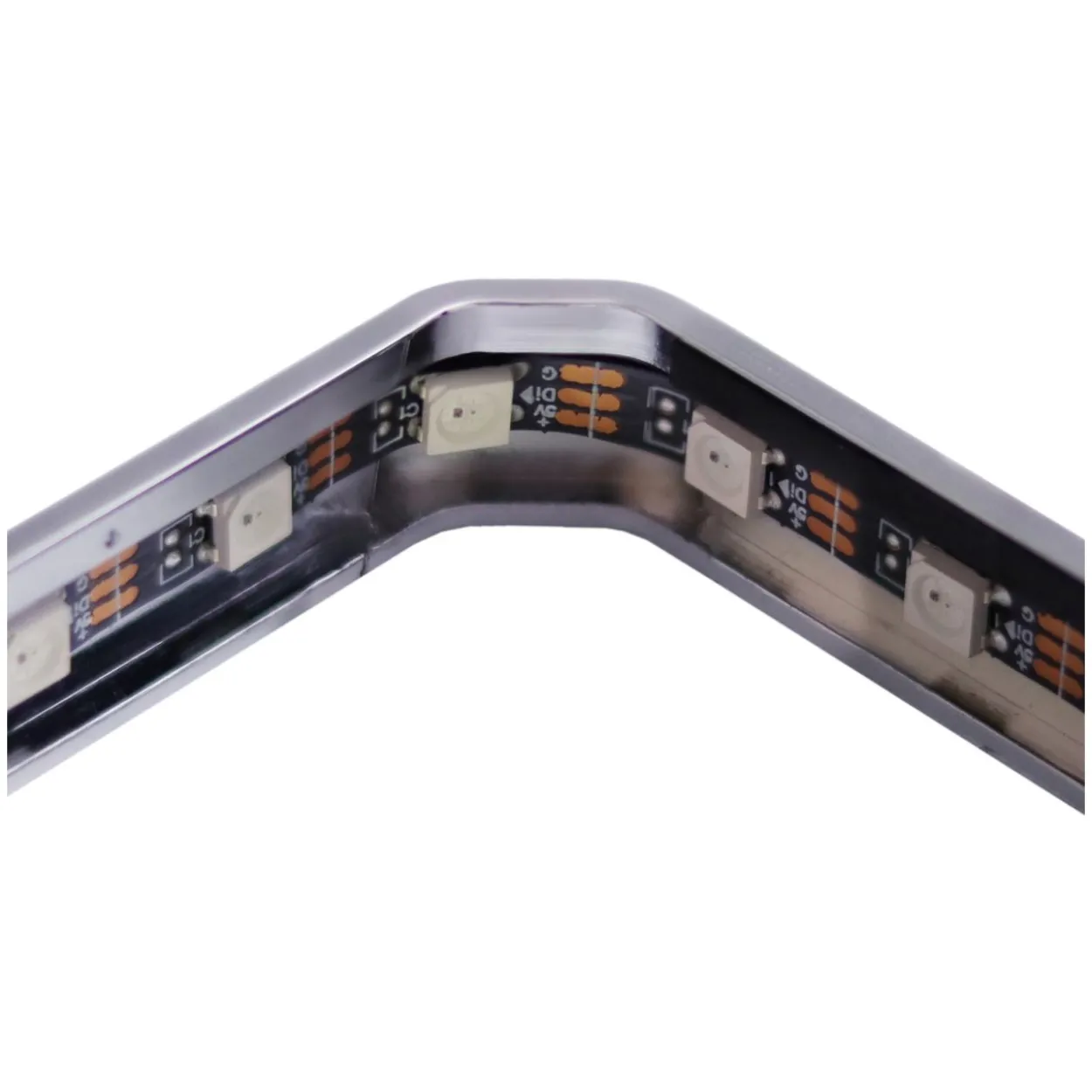 Alphacool Aurora XPX Digital RGB Frame, chrom