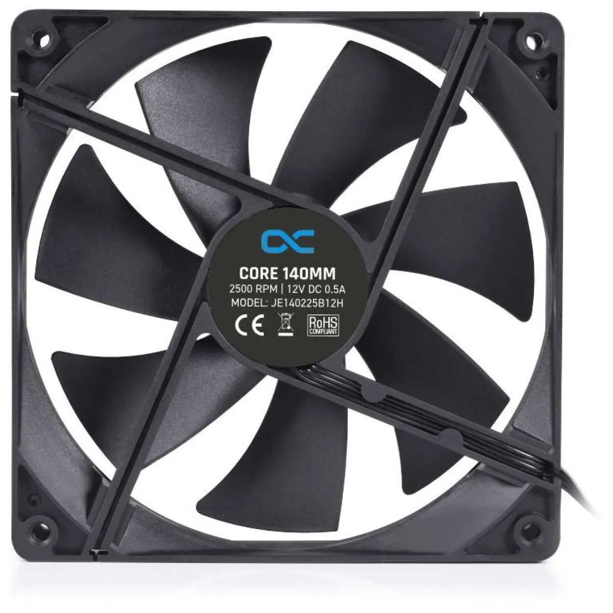 Alphacool Core PWM 140x140x25mm 0-2500 U/min 43.3-45 dB(A) schwarz