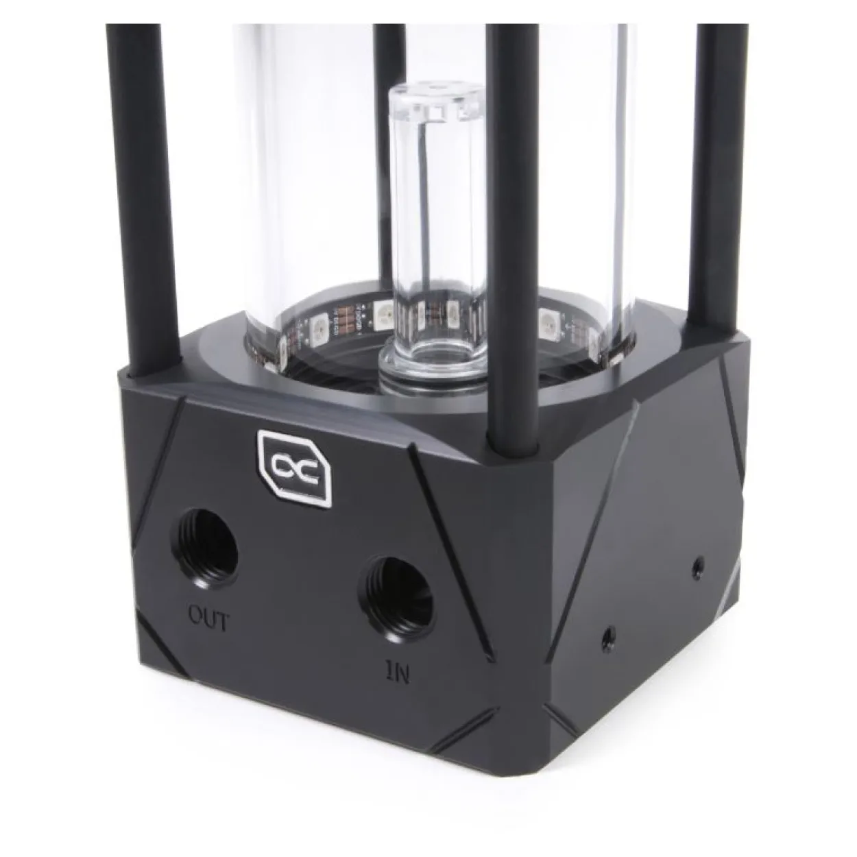 Alphacool Eisbecher Aurora D5 Acetal/Glas - 150mm inkl. VPP Apex D5
