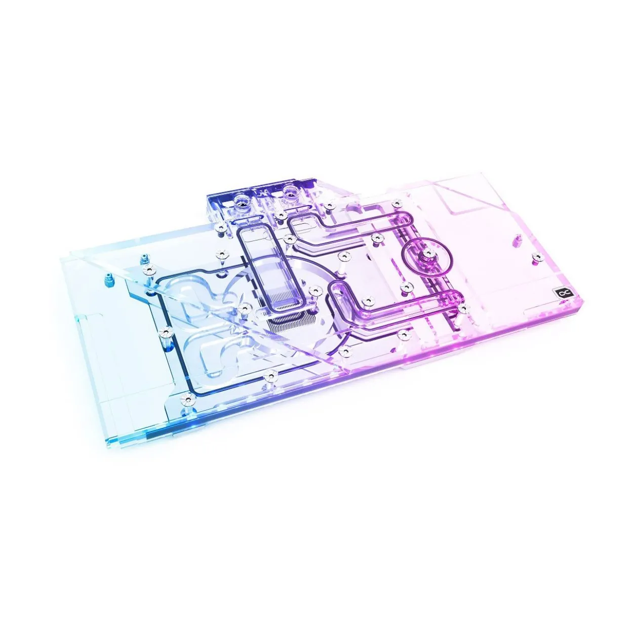 Alphacool Eisblock Aurora Acryl GPX-A Radeon RX 6800/6800XT Gaming X Trio mit Backplate