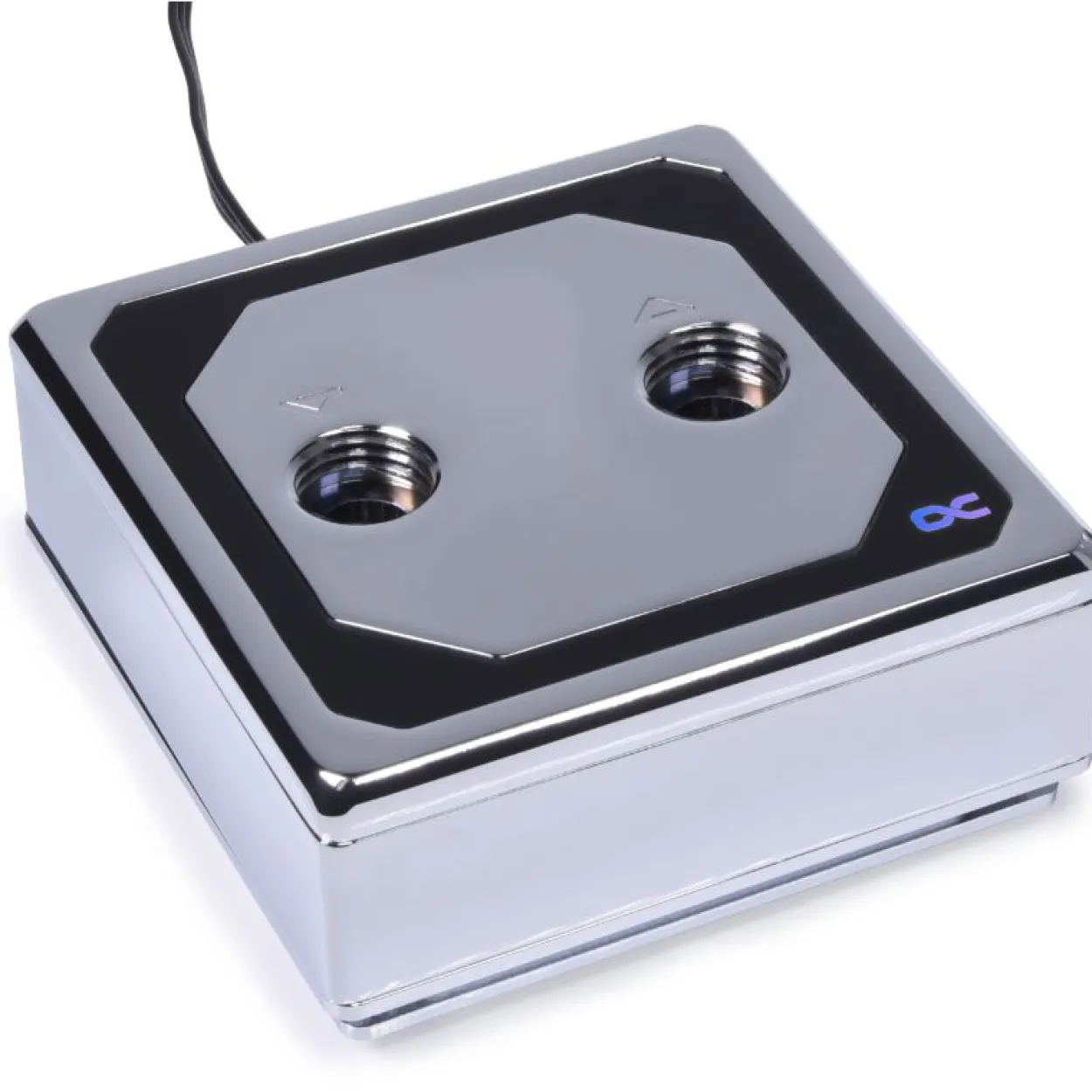 Alphacool Eisblock XPX Aurora Edge - Full Brass Chrome Digital RGB