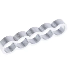 Alphacool Eiskamm Alu X5 Flat - 4mm - 4 Stück silber