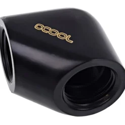 Alphacool Eiszapfen L-Verbinder G1/4 IG auf G1/4 IG - Deep Black