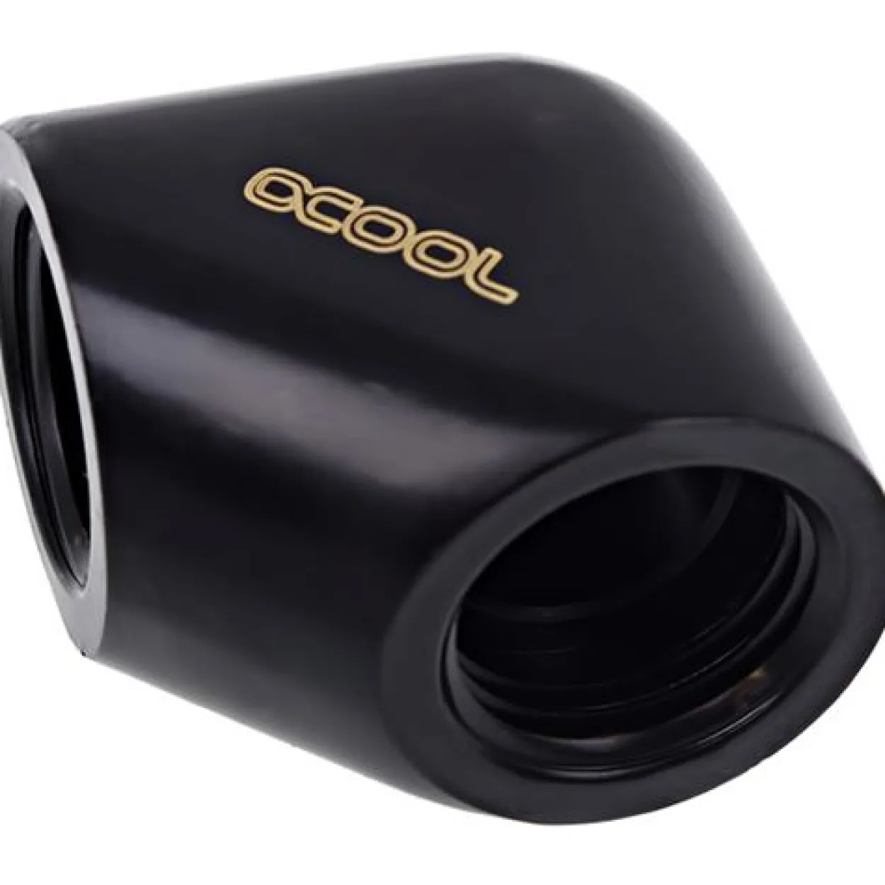 Alphacool Eiszapfen L-Verbinder G1/4 IG auf G1/4 IG - Deep Black