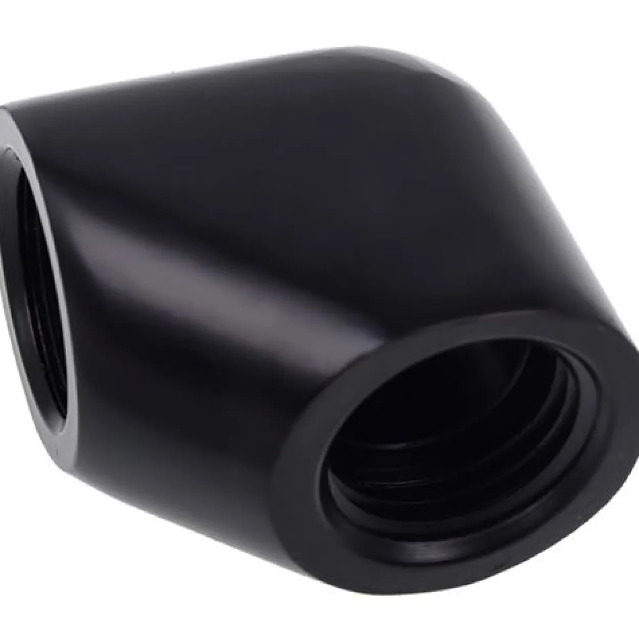 Alphacool Eiszapfen L-Verbinder G1/4 IG auf G1/4 IG - Deep Black