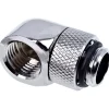 Alphacool Eiszapfen L-Verbinder drehbar G1/4 AG auf G1/4 IG - Chrome