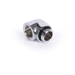 Alphacool Eiszapfen L-Verbinder G1/4 AG auf G1/4 IG - chrom