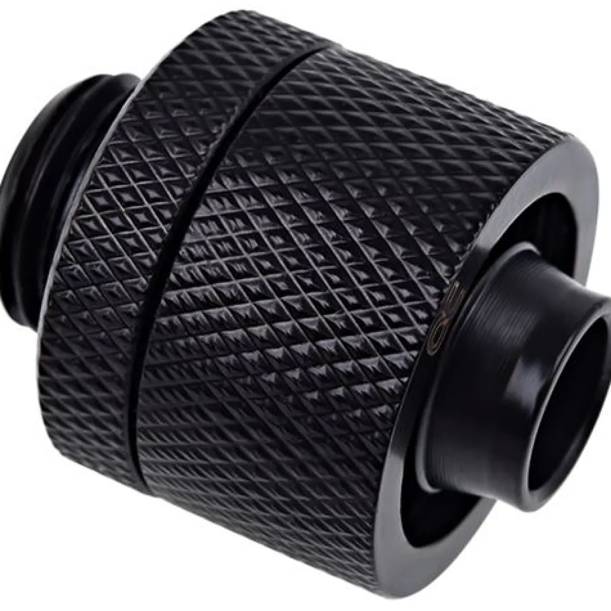 Alphacool Eiszapfen 16/10mm Anschraubtülle G1/4 - Deep Black Sixpack