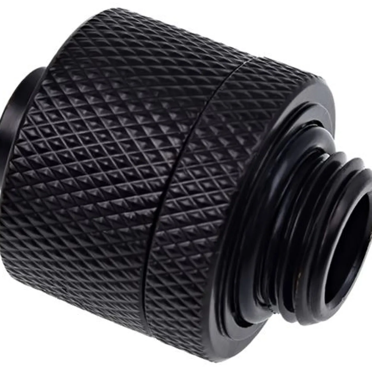 Alphacool Eiszapfen 16/10mm Anschraubtülle G1/4 - Deep Black Sixpack