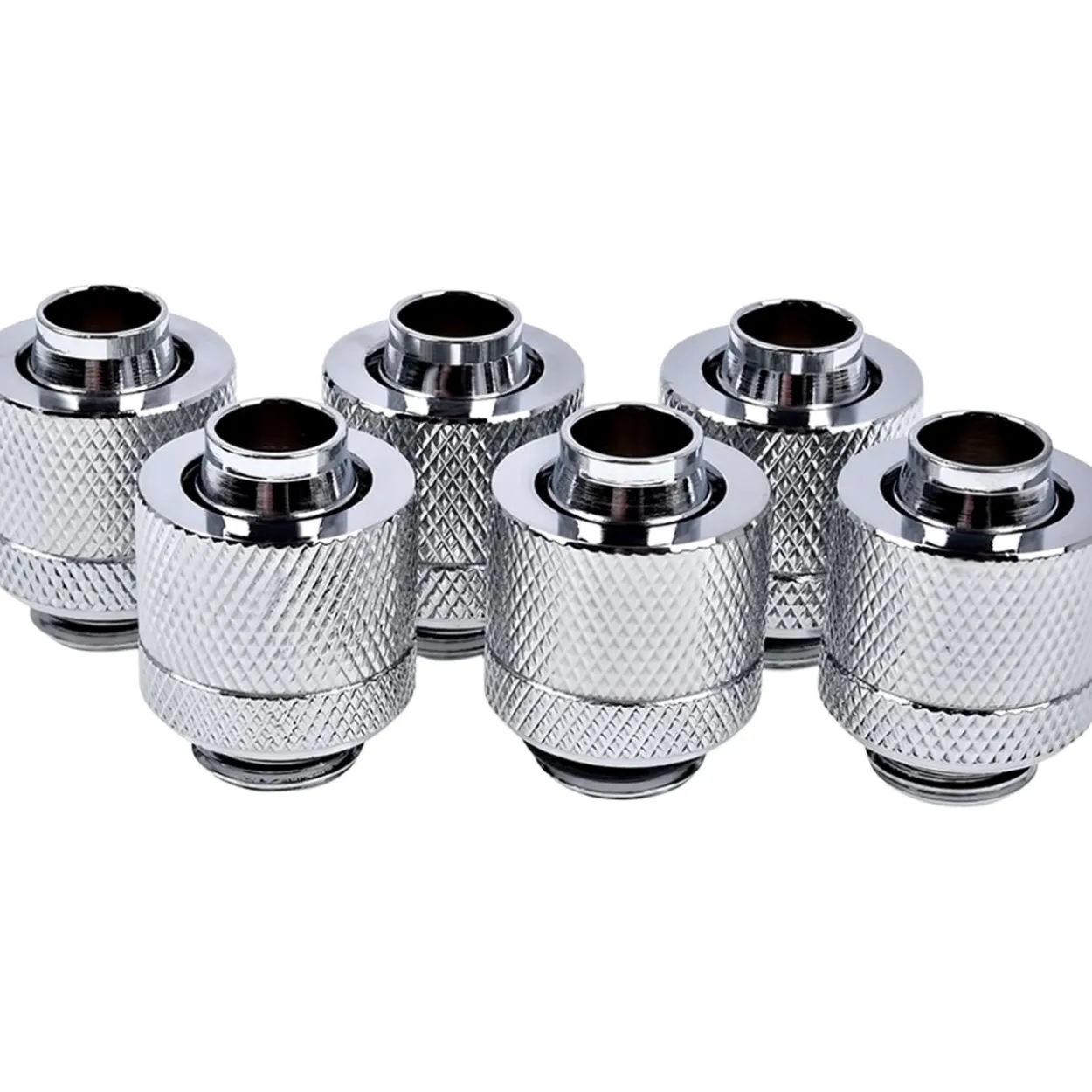 Alphacool Eiszapfen 13/10mm Anschraubtülle G1/4 - Chrome Sixpack