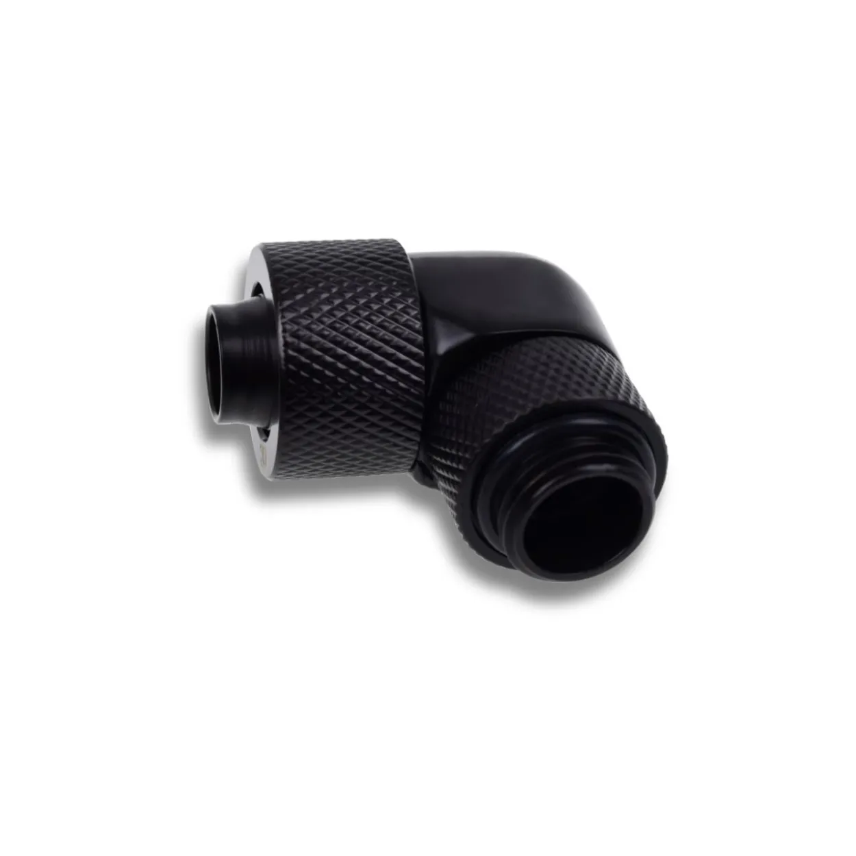 Alphacool Eiszapfen 13/10mm Anschraubtülle 90° drehbar G1/4 - 4pcs Set Deep Black