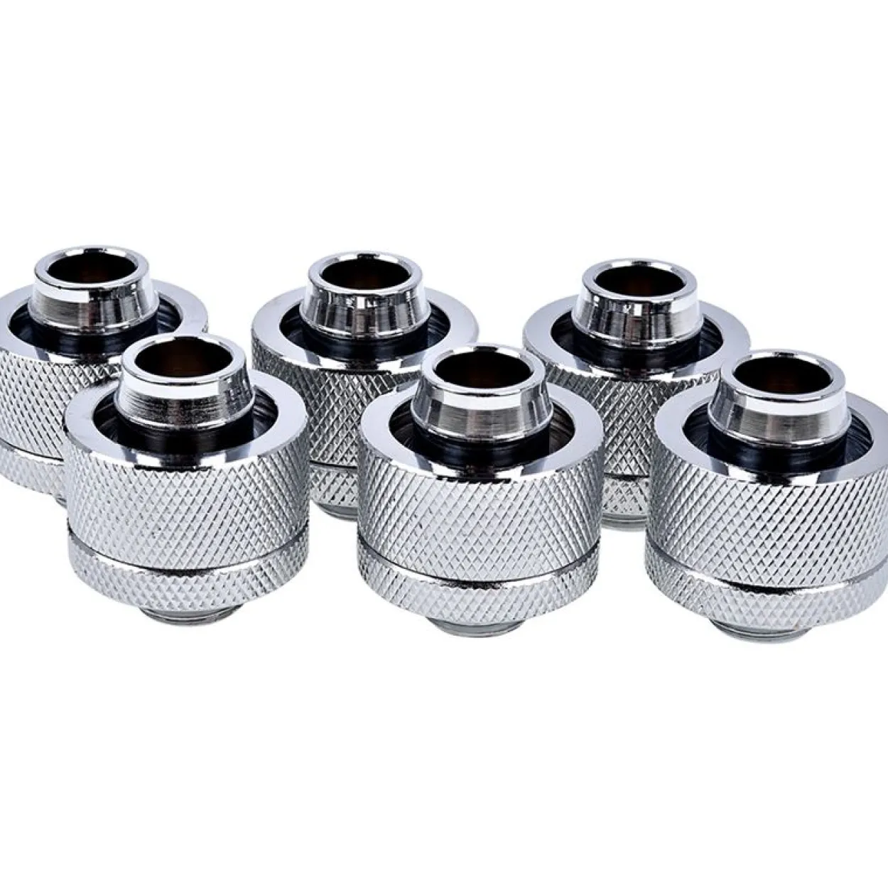 Alphacool Eiszapfen 19/13mm Anschraubtülle G1/4 - Chrome Sixpack