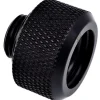 Alphacool Eiszapfen 16mm HardTube Anschraubtülle G1/4 für Acryl- Messingrohre - Deep Black