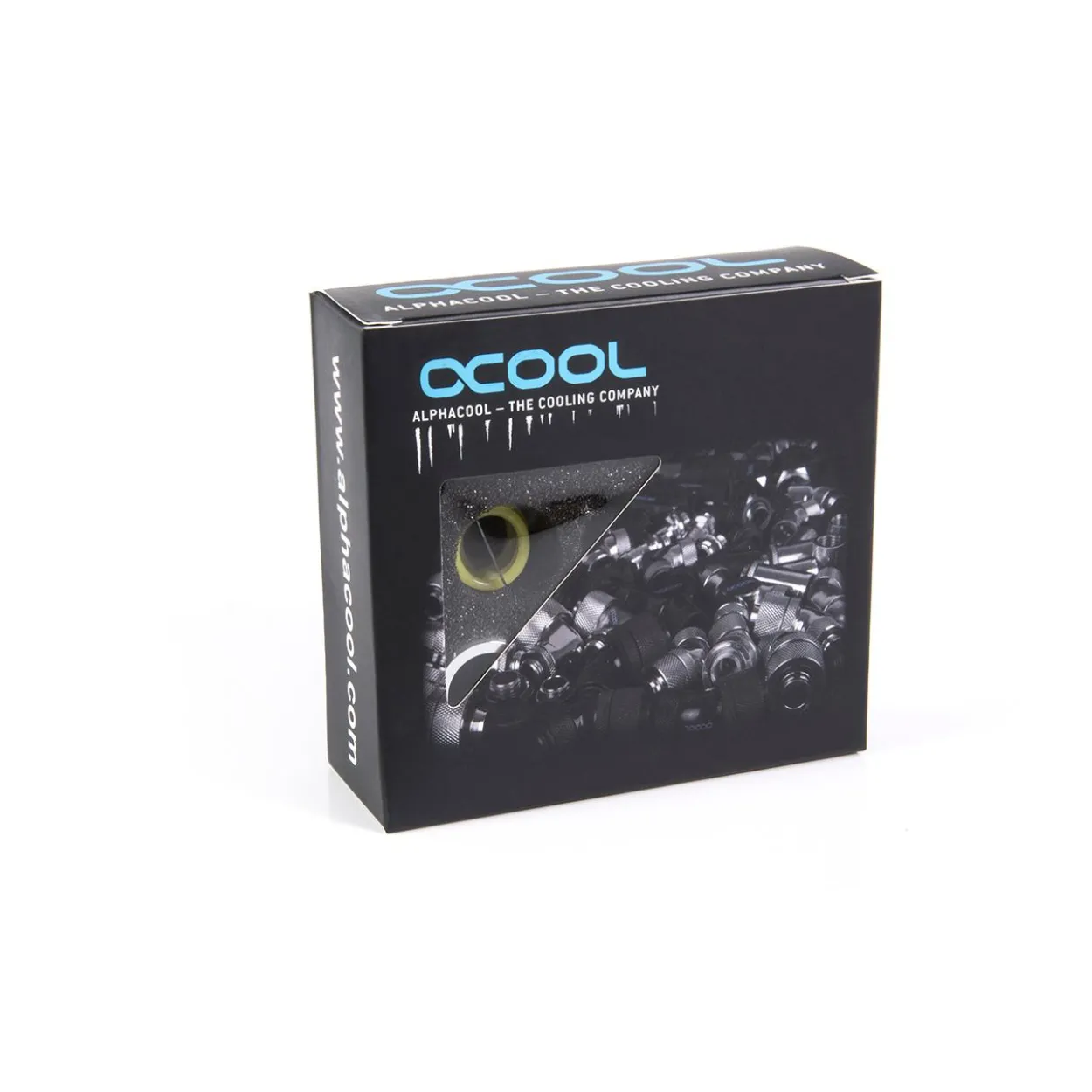 Alphacool Eiszapfen 14mm HardTube Anschraubtülle G1/4 - Chrome Sixpack