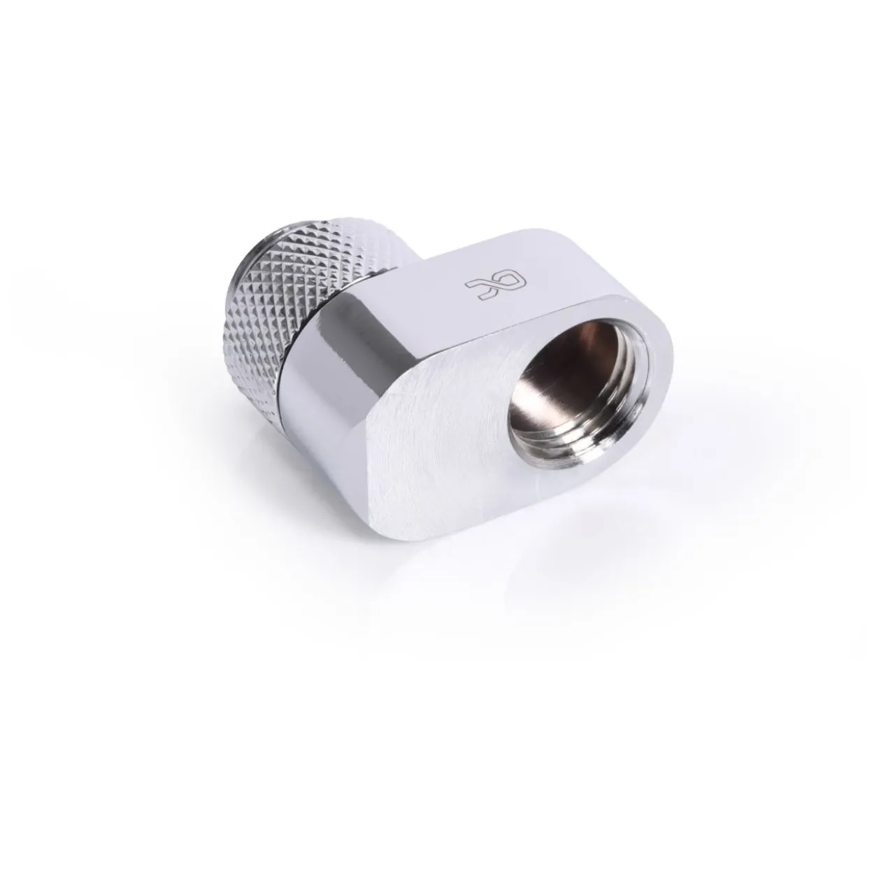 Alphacool Eiszapfen 16mm Versatzstück drehbar G1/4 AG auf G1/4 IG - chrom
