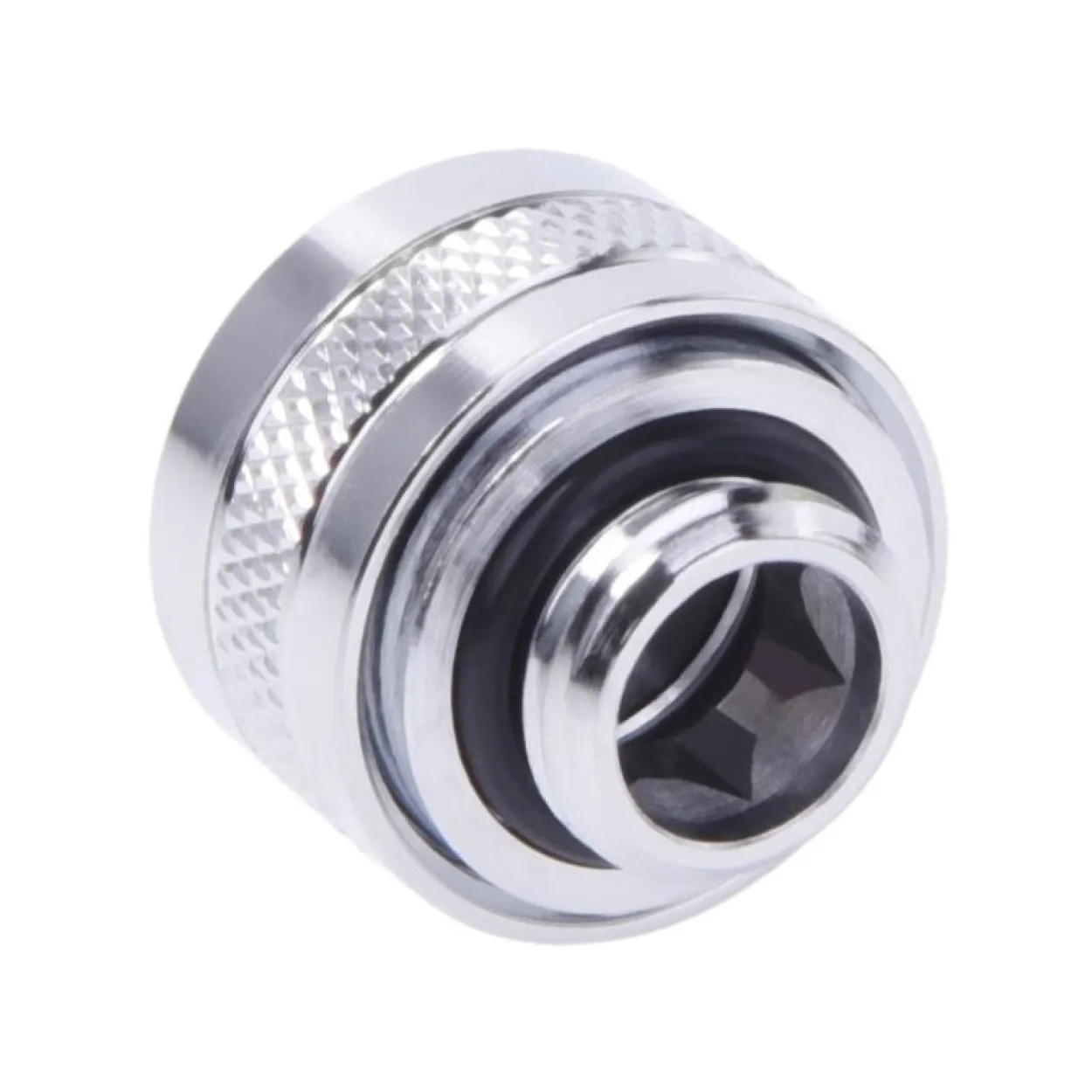 Alphacool Eiszapfen PRO 13mm HardTube Fitting G1/4, Sixpack, chrom