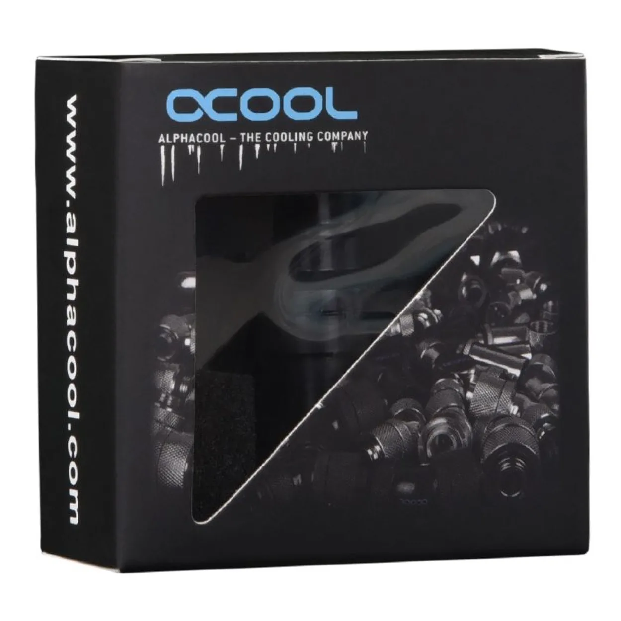 Alphacool Eiszapfen Schnellverschluss Kupplung G1/4 IG, schwarz