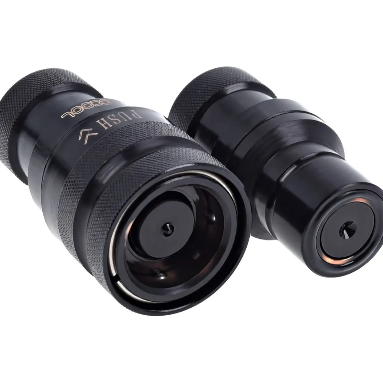 Alphacool Eiszapfen Schnellverschlusskupplungsset G1/4 IG - Deep Black