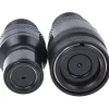 Alphacool Eiszapfen Schnellverschlusskupplungsset mit Doppel Schottverschraubung G1/4 IG - Deep Blac