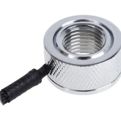 Alphacool Eiszapfen Temperatursensor G1/4 IG/IG & mit AG Adapter - Chrome