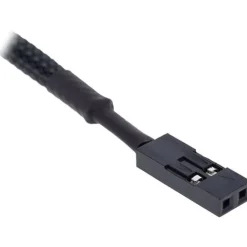 Alphacool Eiszapfen Temperatursensor G1/4 IG/IG mit AG Adapter - Deep Black