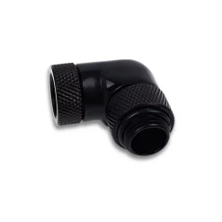 Alphacool Eiszapfen Winkeladapter 90° drehbar G1/4 AG auf G1/4 IG - 4pcs Set Deep Black