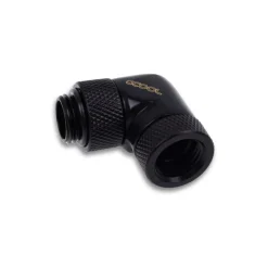 Alphacool Eiszapfen Winkeladapter 90° drehbar G1/4 AG auf G1/4 IG - 4pcs Set Deep Black