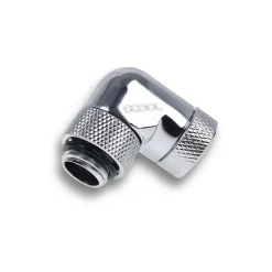 Alphacool Eiszapfen Winkeladapter 90° drehbar G1/4 AG auf G1/4 IG - 4pcs Set Chrome