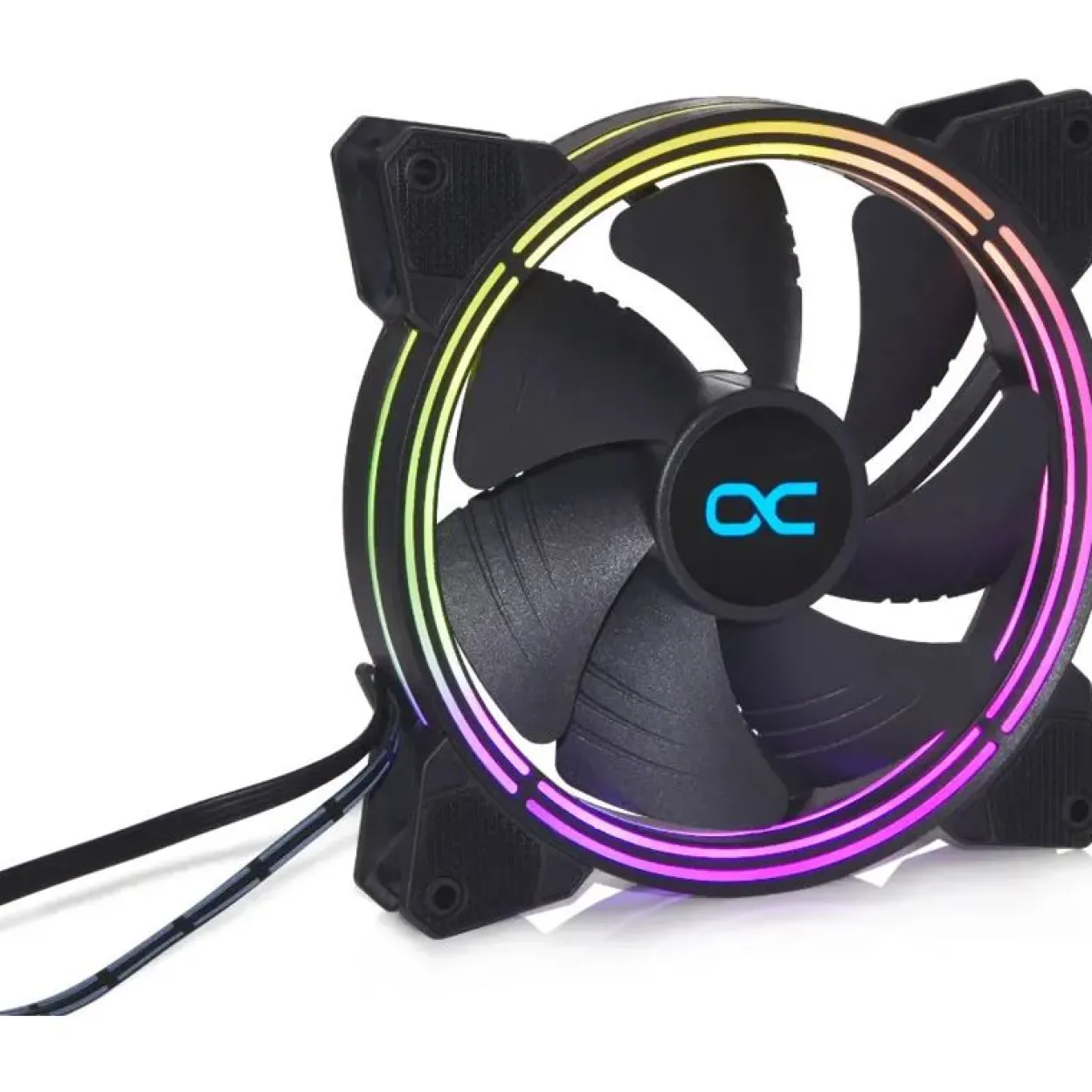 Alphacool Eiszyklon Aurora LUX PRO Digital RGB 140x140x25mm 600-1500 U/min 12-38dB(A) schwarz
