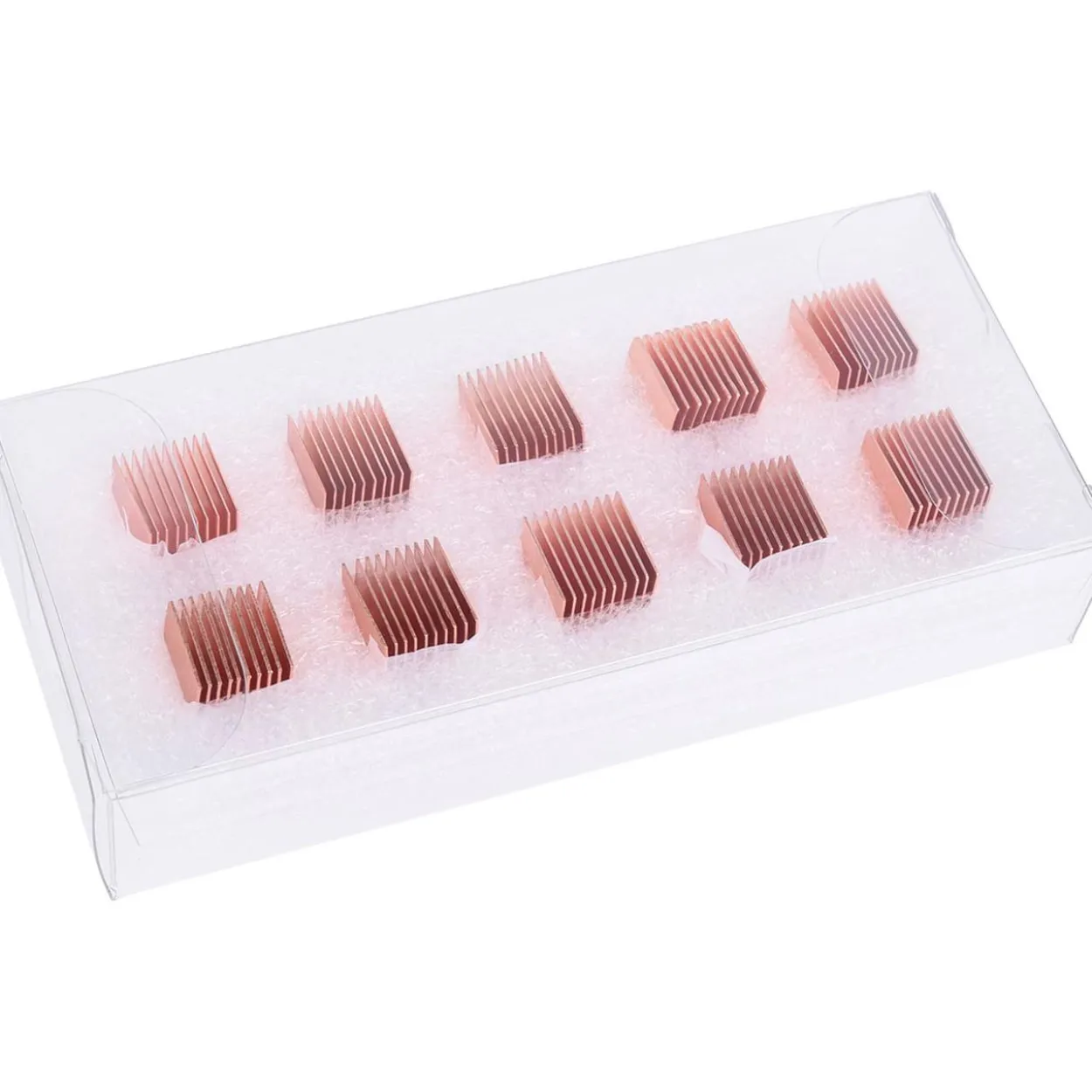 Alphacool GPU RAM Copper Heatsinks 10x10mm - 10 Stk.