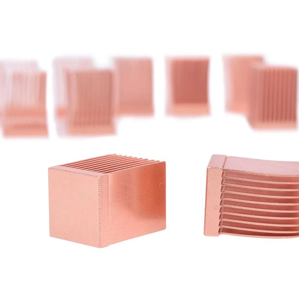Alphacool GPU RAM Copper Heatsinks 10x10mm - 10 Stk.