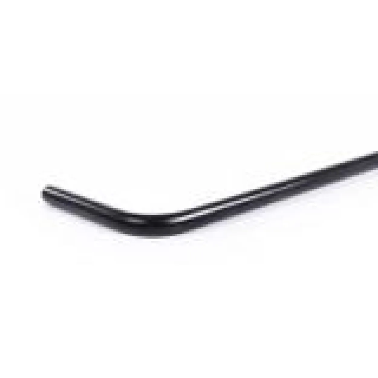 Alphacool HardTube 13mm OD 90° Messing 10/30cm Deep Black