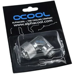 Alphacool HF 16/10 Anschraubtülle 90° drehbar G1/4 - Chrome